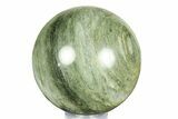 Polished Green Quartz Sphere - Madagascar #246012-1